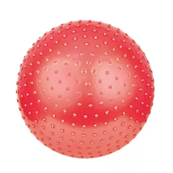 Мяч терапевтический TMp 55 рельефный с насосом